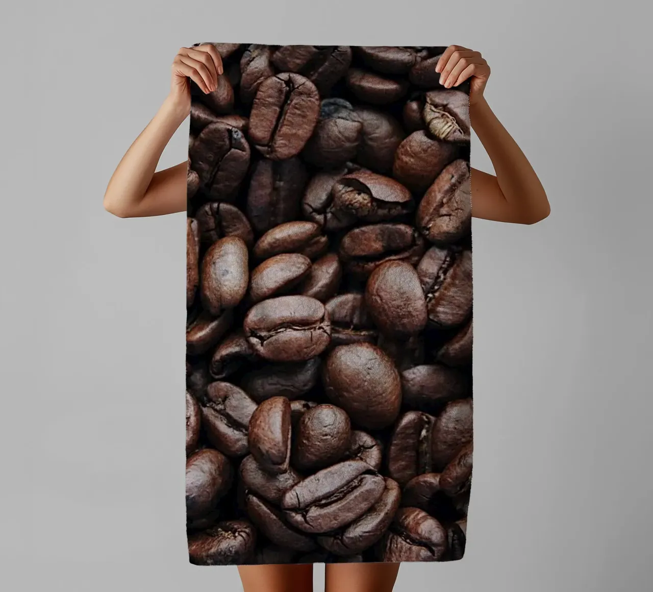 Kaffee badhanddoek van Alina