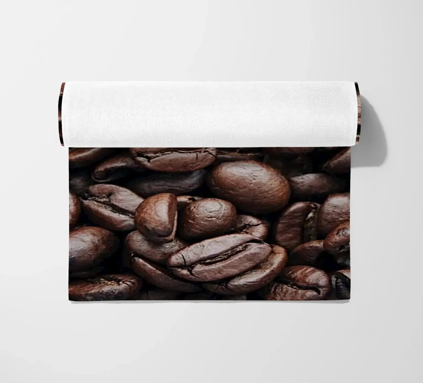 Kaffee beach towel by Alina