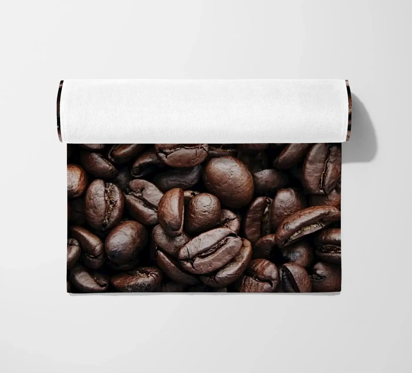 Kaffee beach towel by Alina