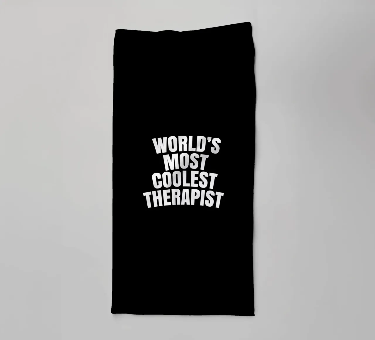 World's most coolest therapist asciugamano da bagno da happieeagle