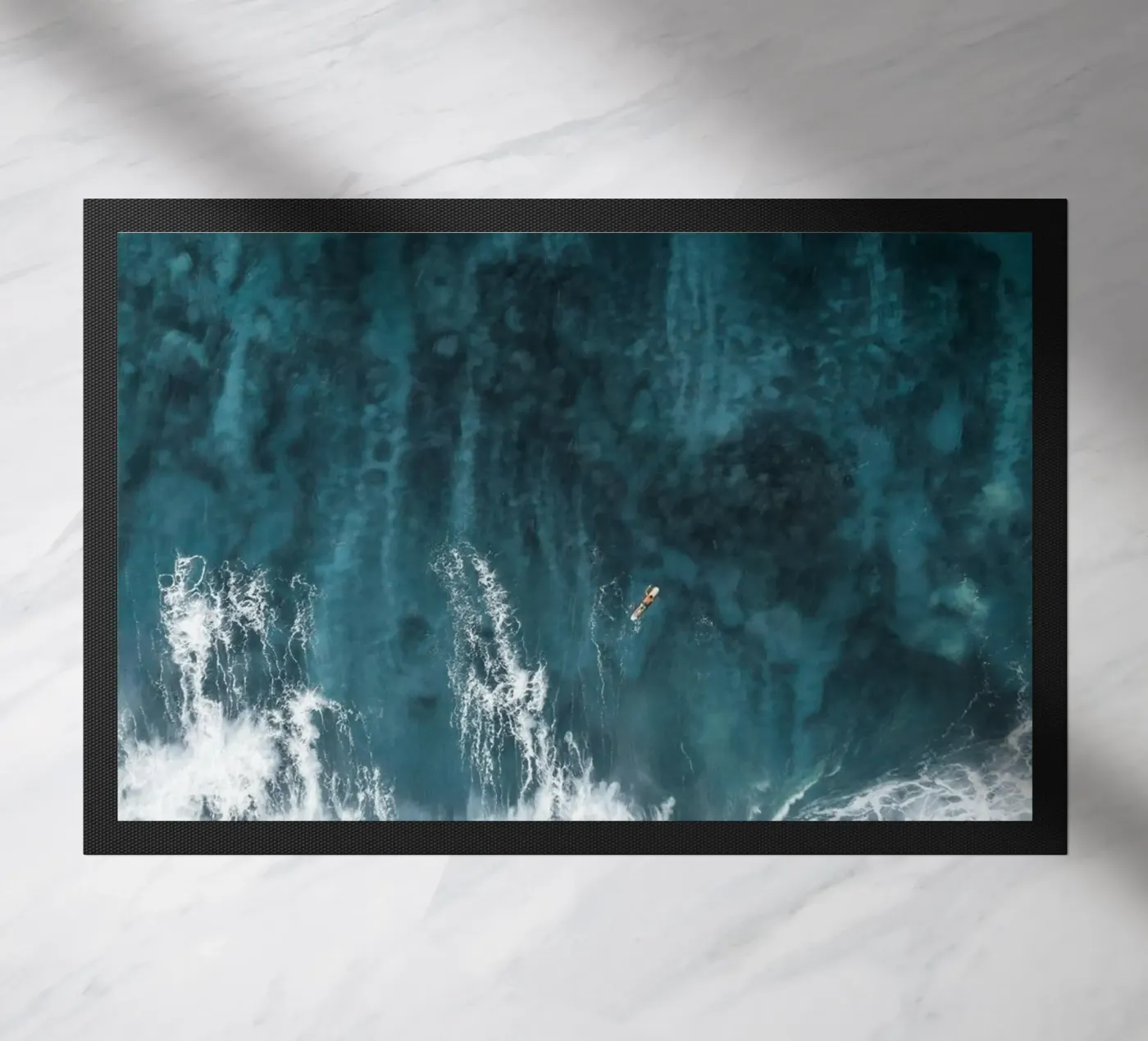 surfer doormat by Alina