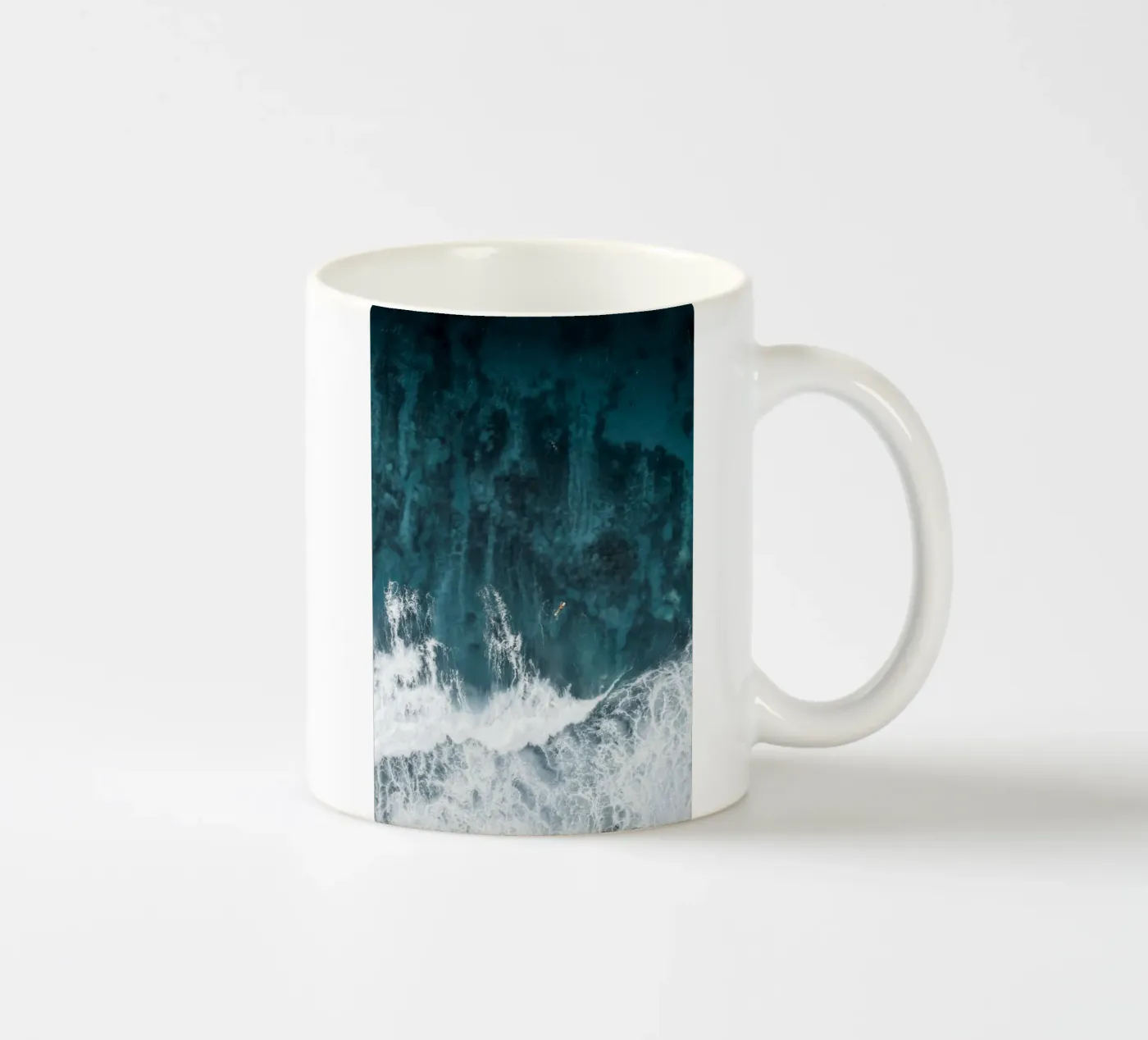 surfer ceramic mug by Alina
