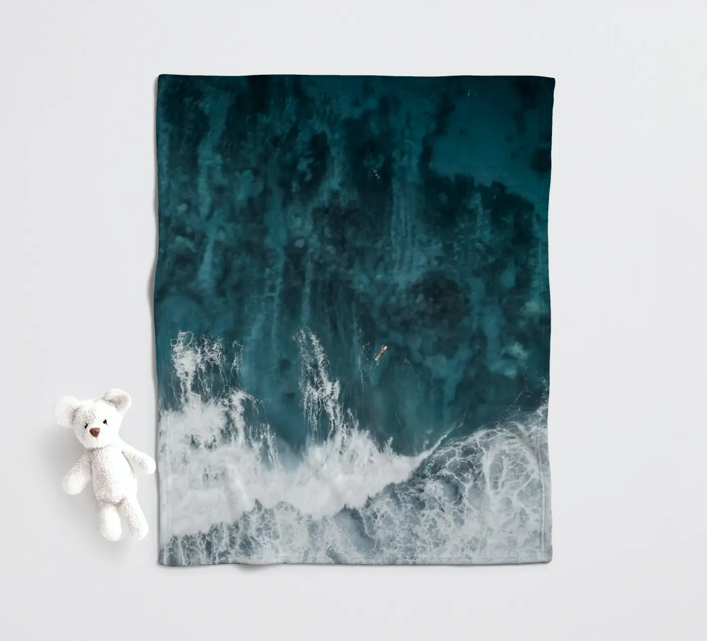 surfer fleecedeken van Alina