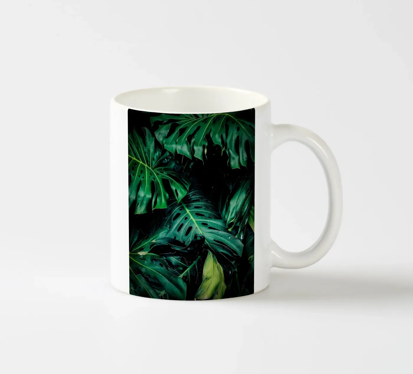 Monstera ceramic mug by Alina