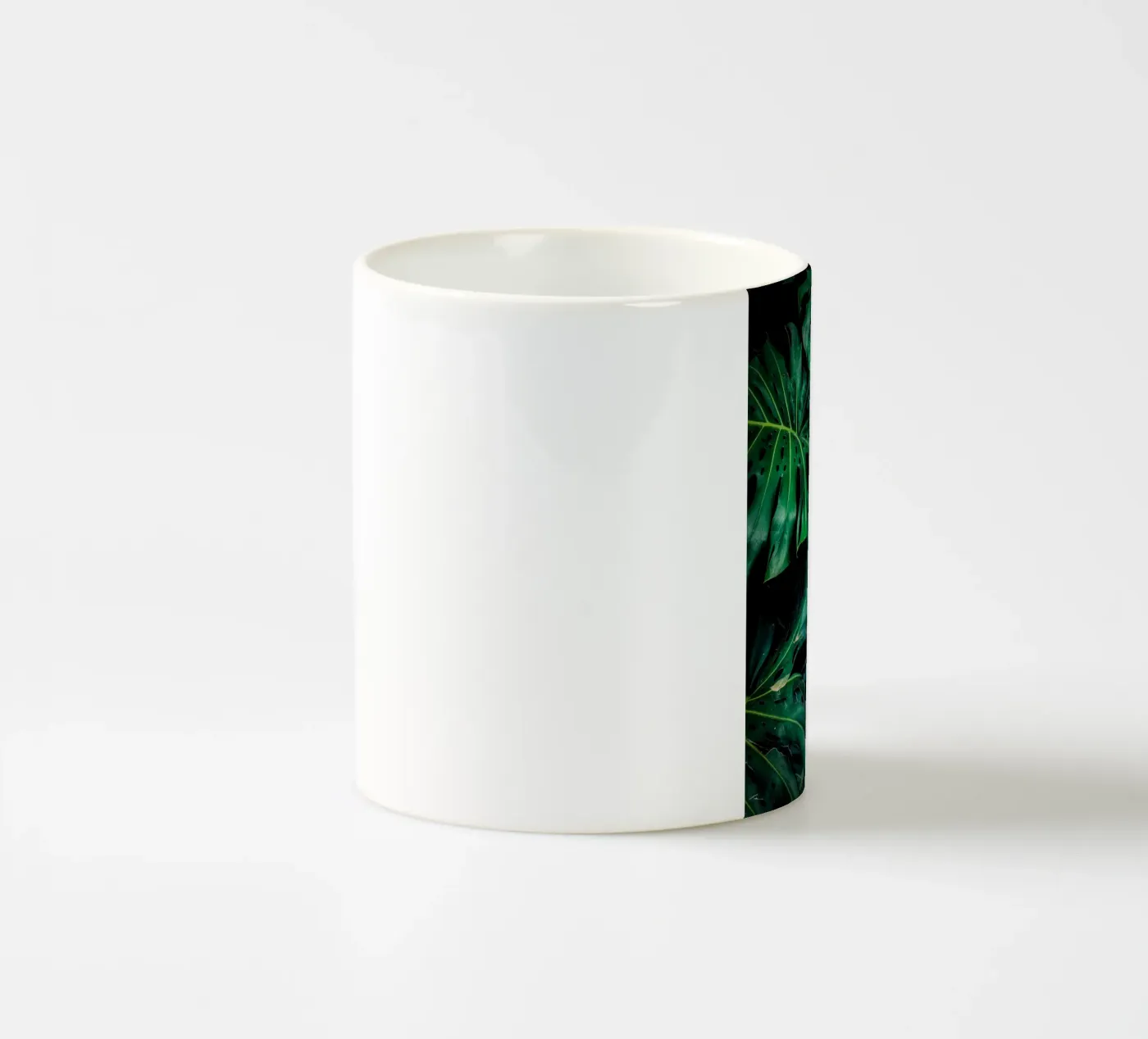 Monstera ceramic mug by Alina