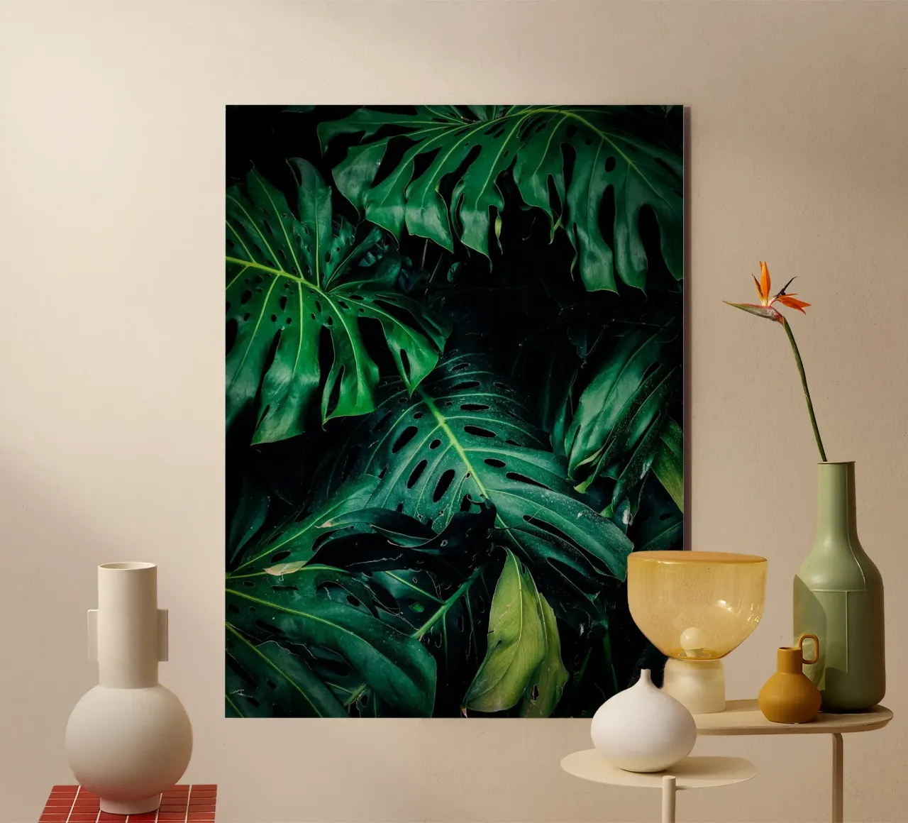 Monstera alluminio dibond da Alina