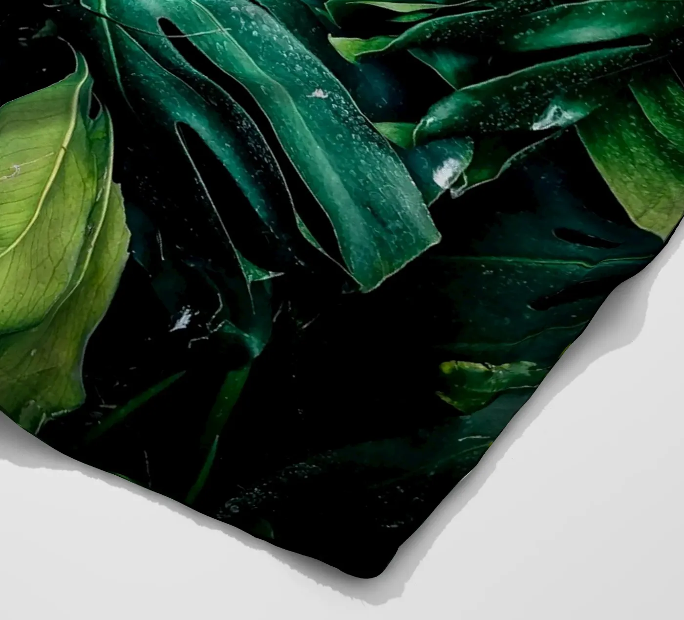 Monstera Fleecedecke von Alina