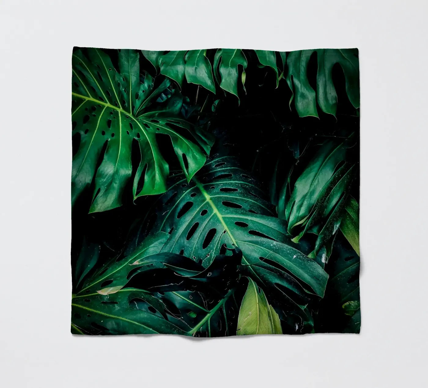 Monstera Fleecedecke von Alina