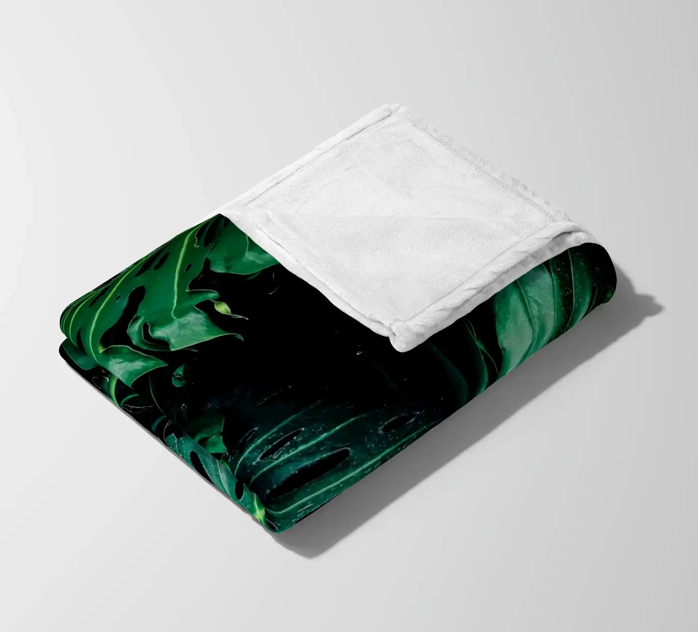 Monstera Fleecedecke von Alina