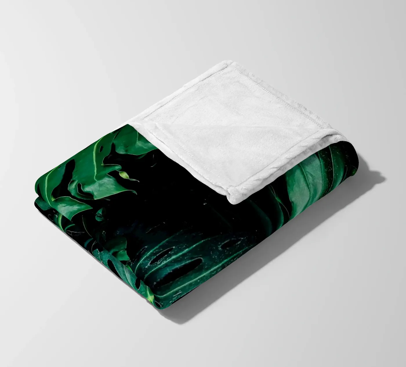 Monstera Fleecedecke von Alina