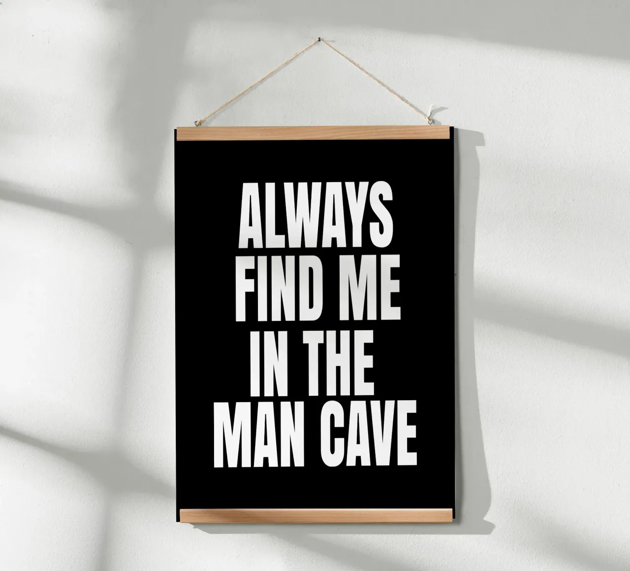 Always find me in the man cave carta hahnemühle da happieeagle