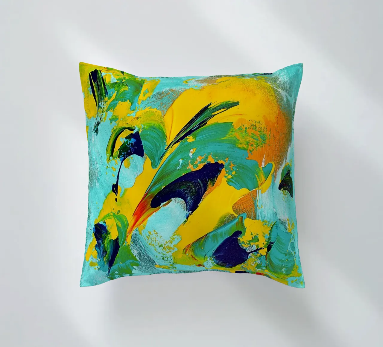 IDEAL GIFT 79 cuscino da Thierry Vobmann Abstract painting