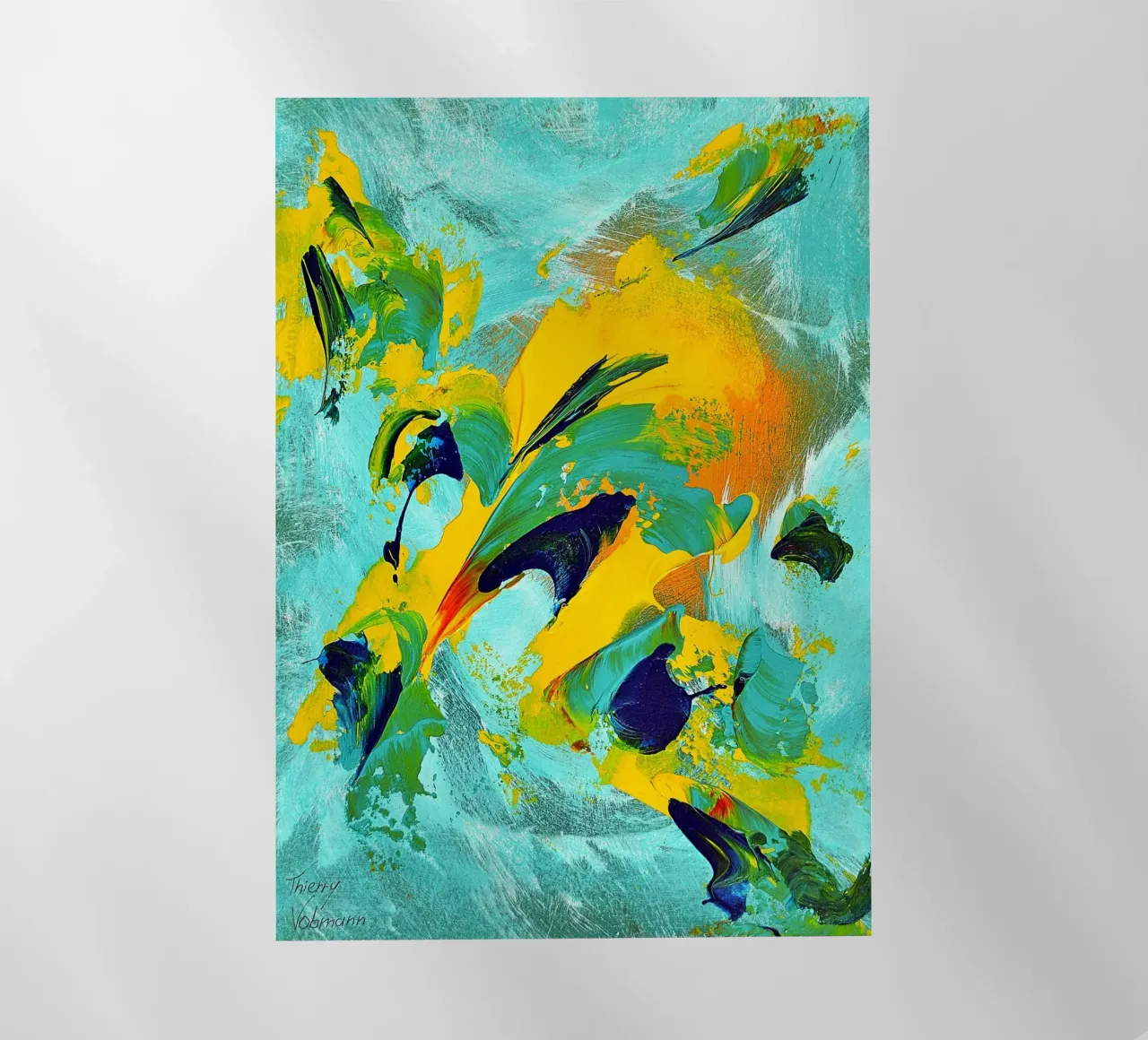 IDEAL GIFT 79 pellicola backlit da Thierry Vobmann Abstract painting