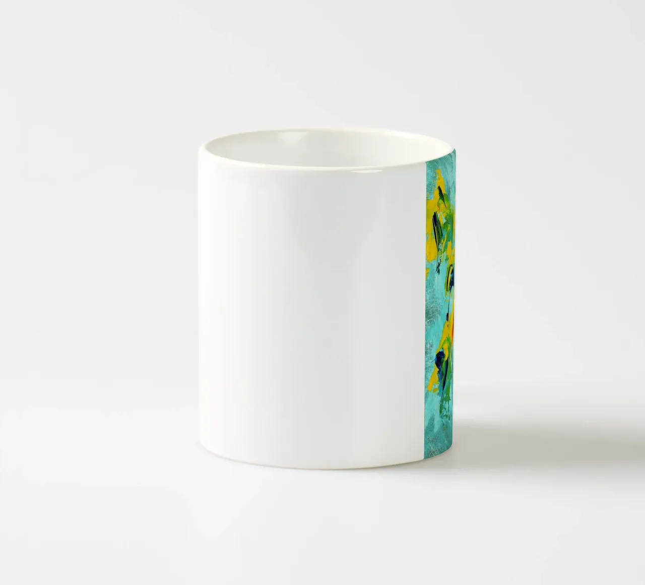 IDEAL GIFT 79 tazza in ceramica da Thierry Vobmann Abstract painting