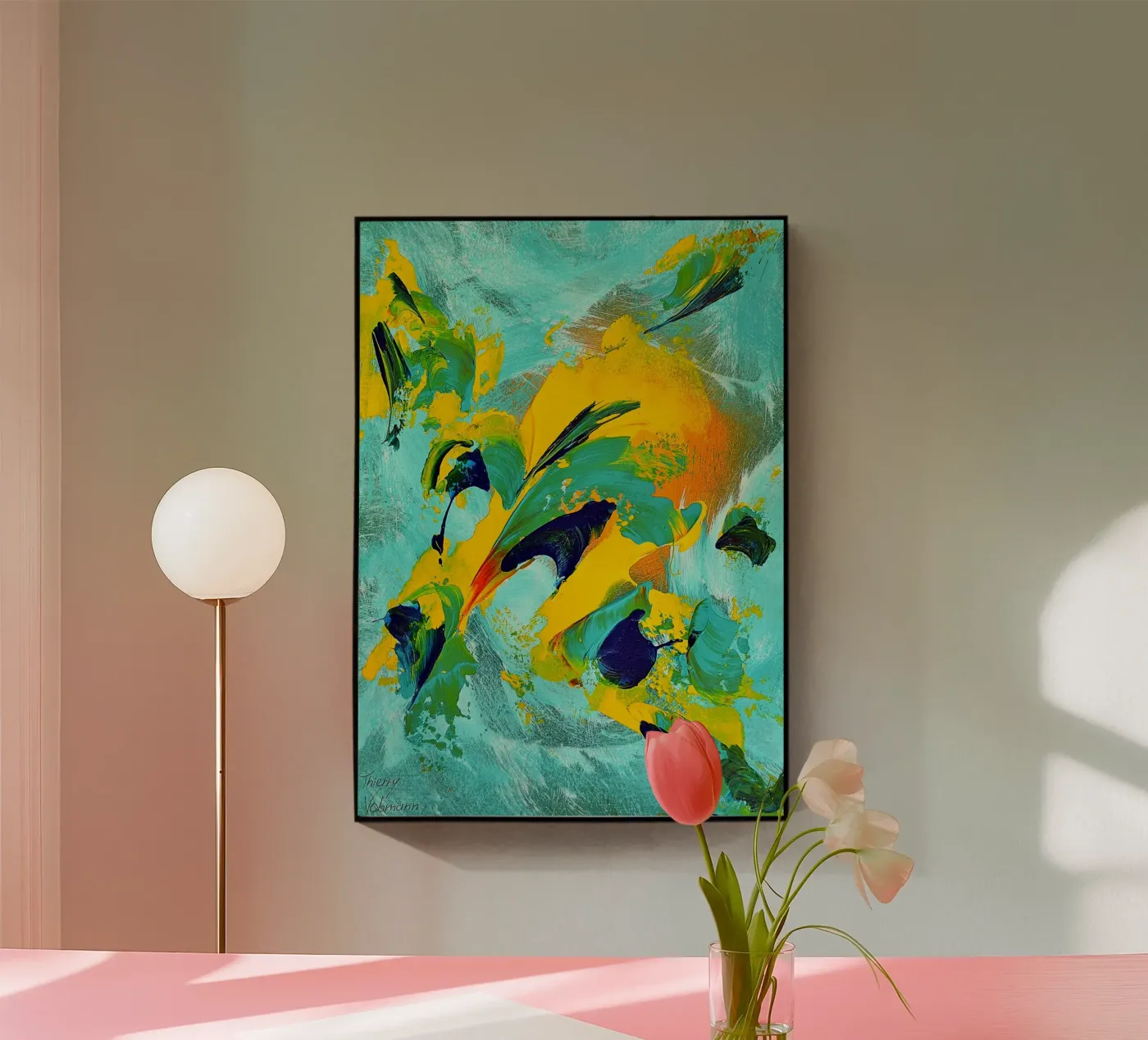 IDEAL GIFT 79 plexiglas de Thierry Vobmann Abstract painting