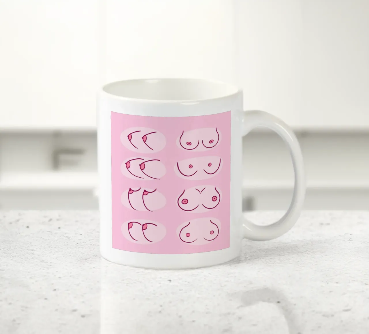 feminin 3 tazza in ceramica da Alina