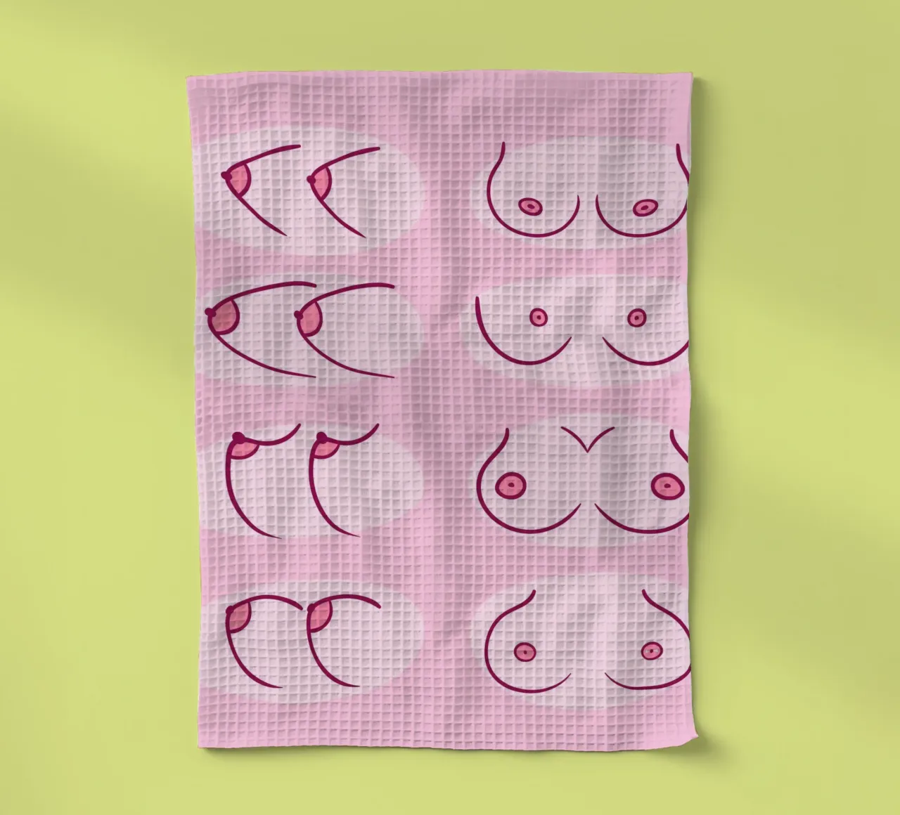 feminin 3 tea towel by Alina