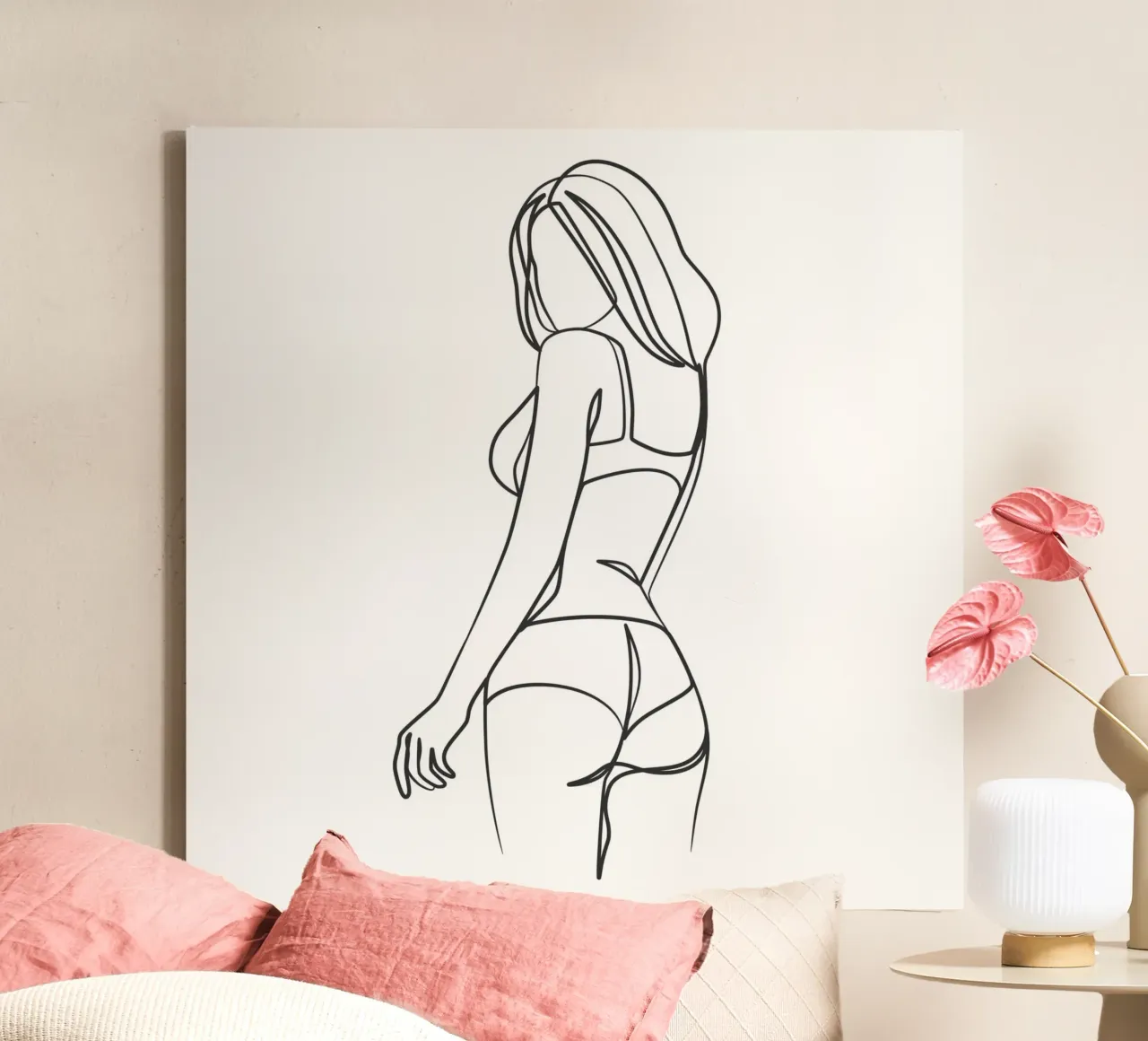 Feminin 4 canvas by Alina
