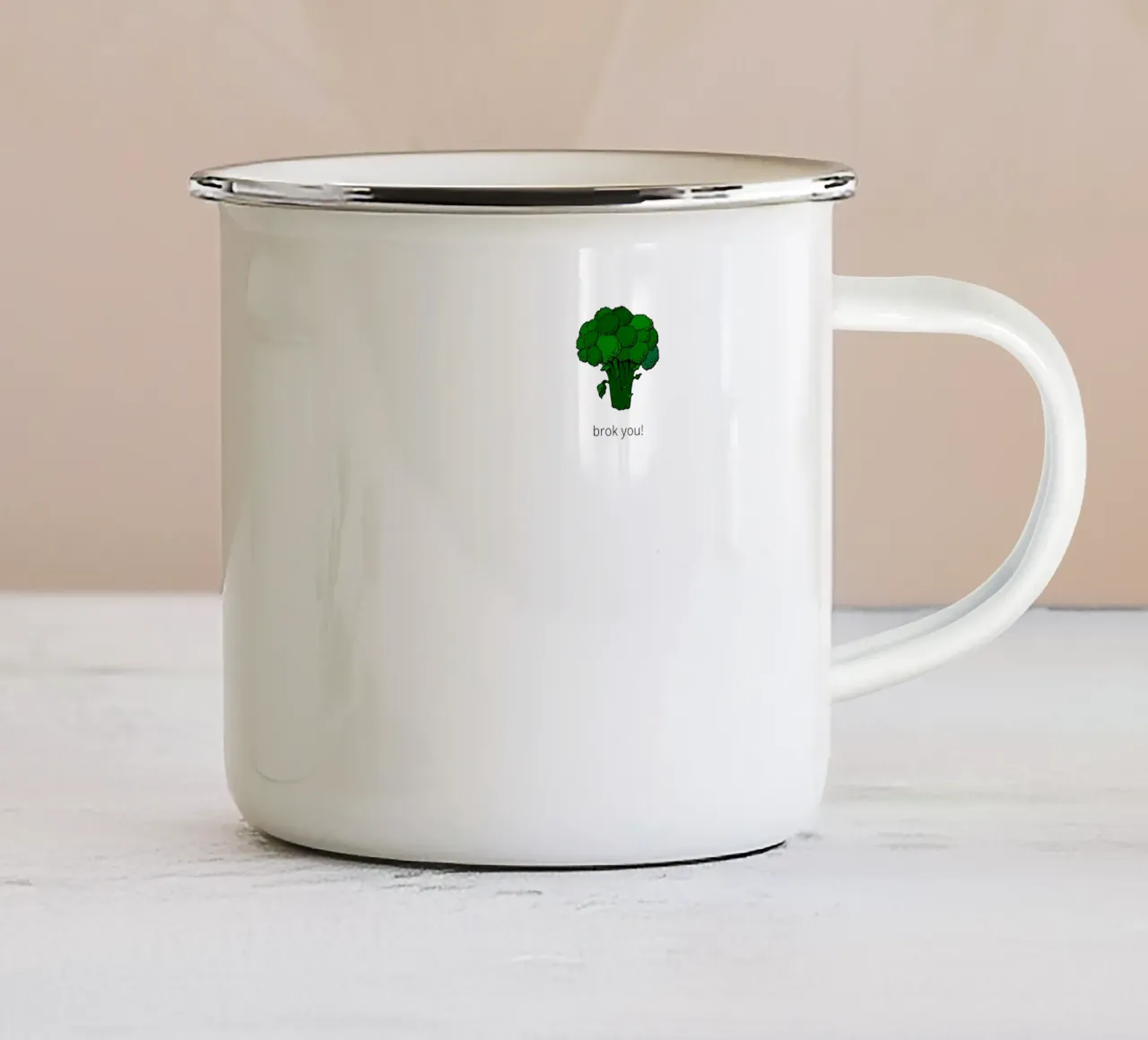 brok you tazza in smalto da Alina