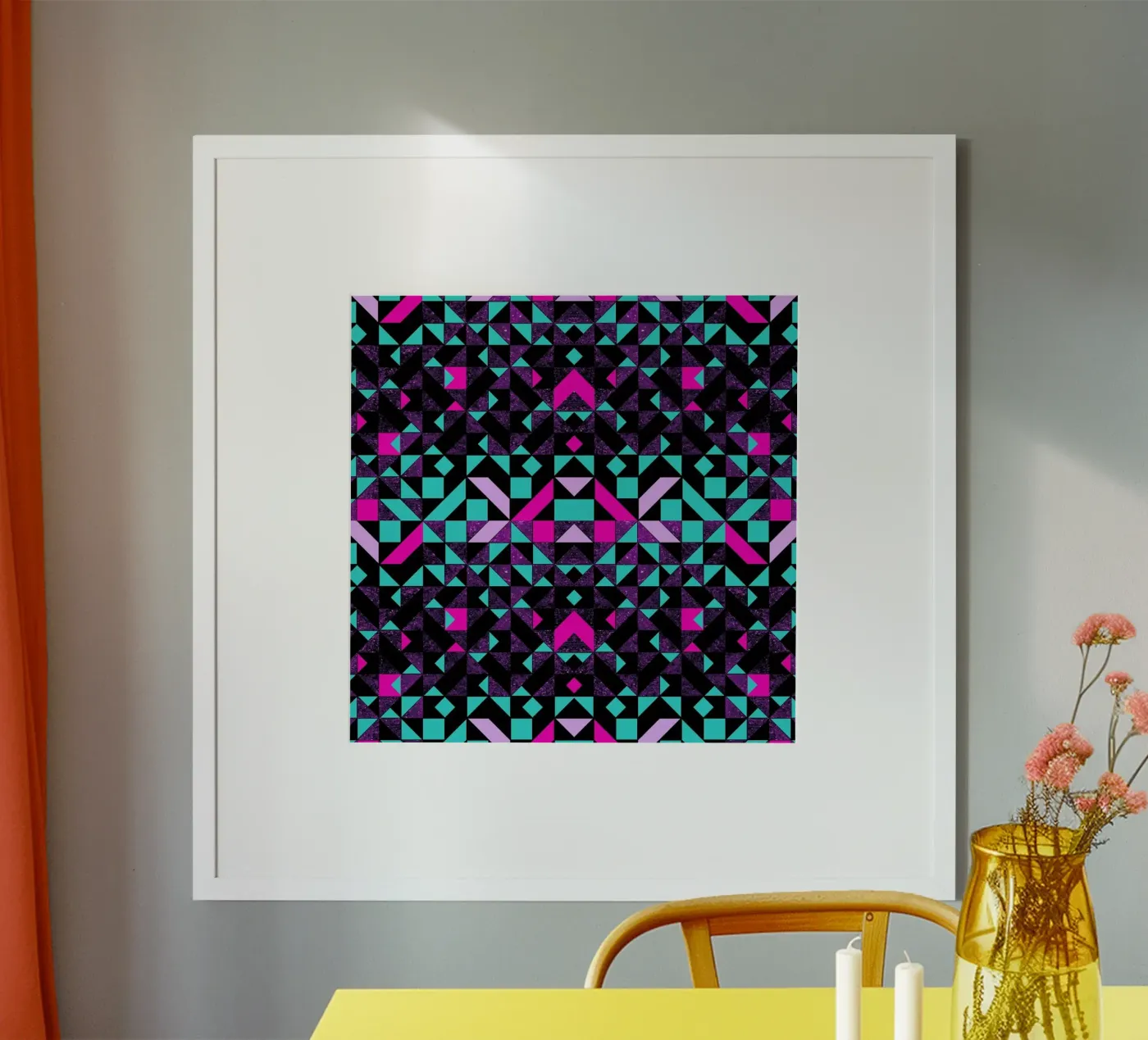 Geometric Galaxy poster da Vasare Nar