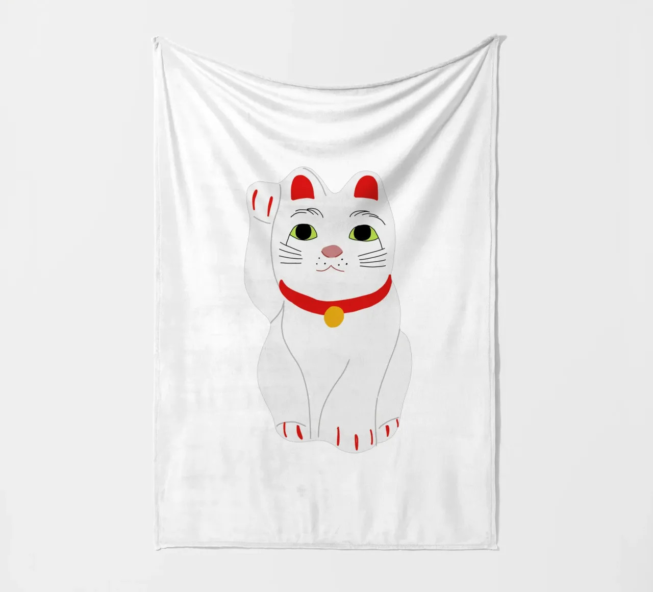 Lucky Cat coperta in pile da Magnific