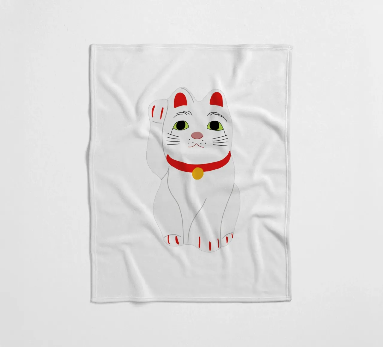 Lucky Cat coperta in pile da Magnific