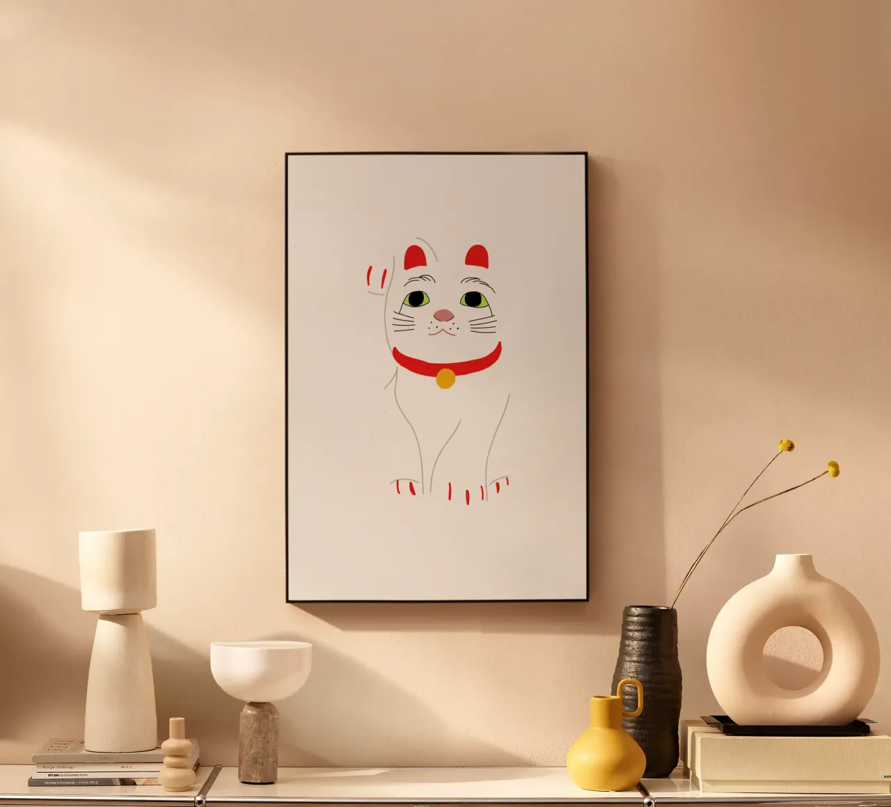 Lucky Cat alluminio dibond da Magnific