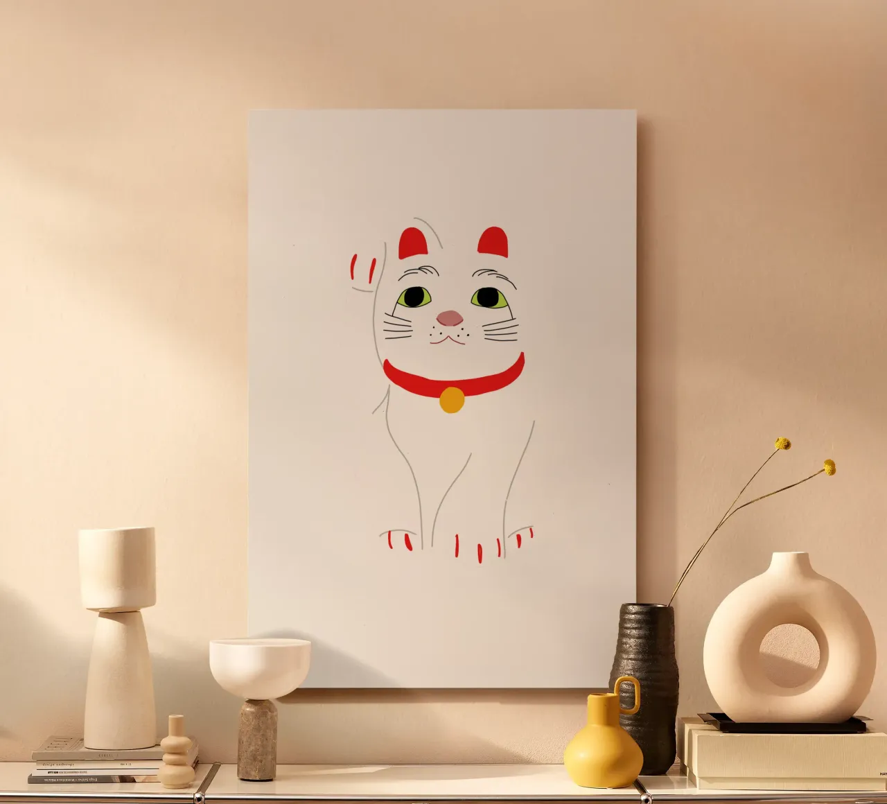 Lucky Cat alluminio dibond da Magnific