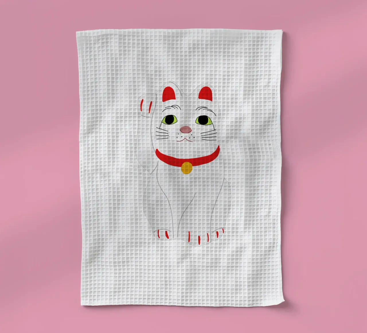 Lucky Cat canovaccio da cucina da Magnific