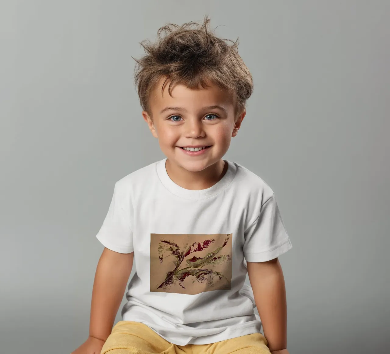 NATURAL STYLE 6 kids t-shirt by Thierry Vobmann Abstract painting