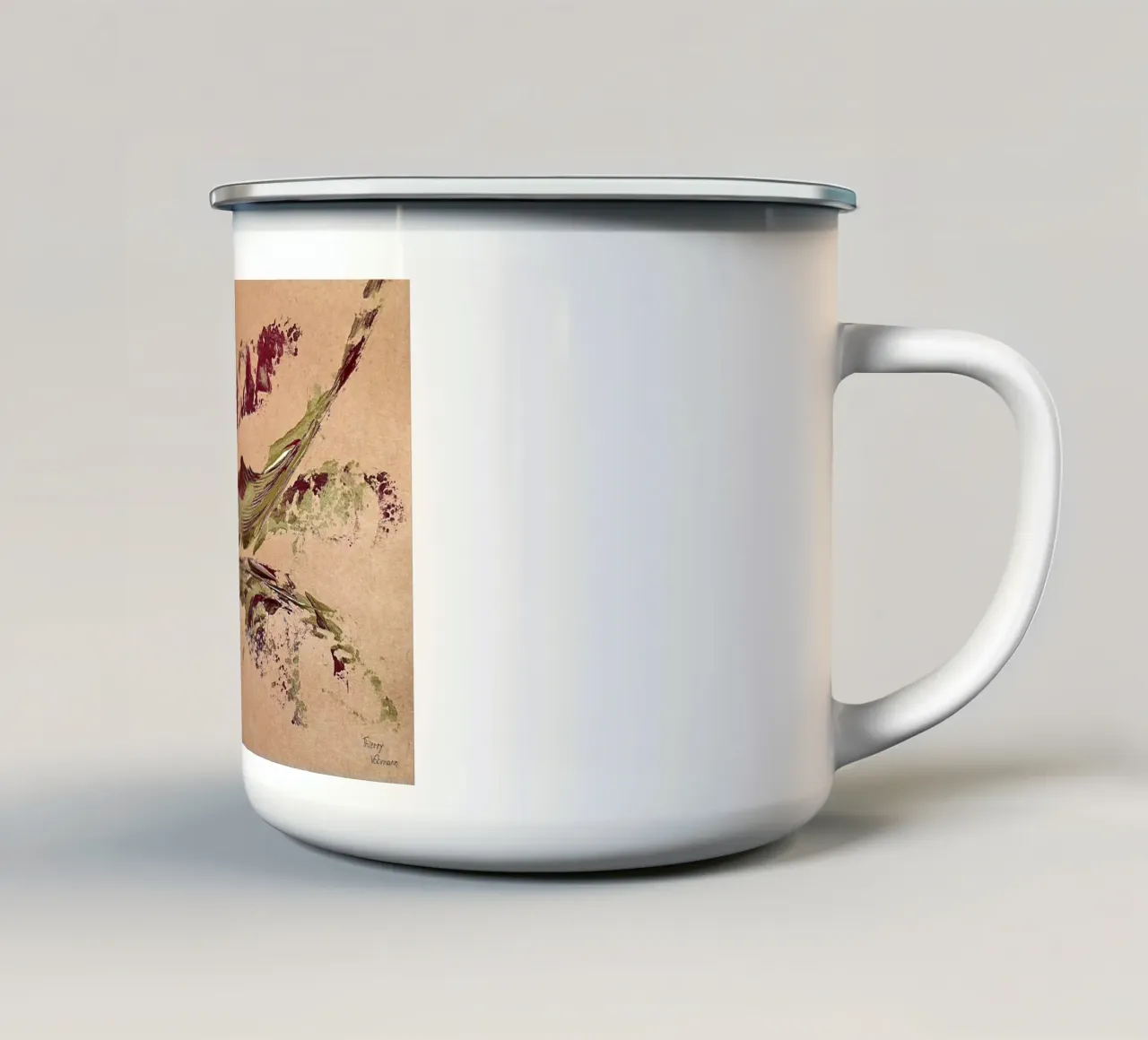 NATURAL STYLE 6 tazza in smalto da Thierry Vobmann Abstract painting