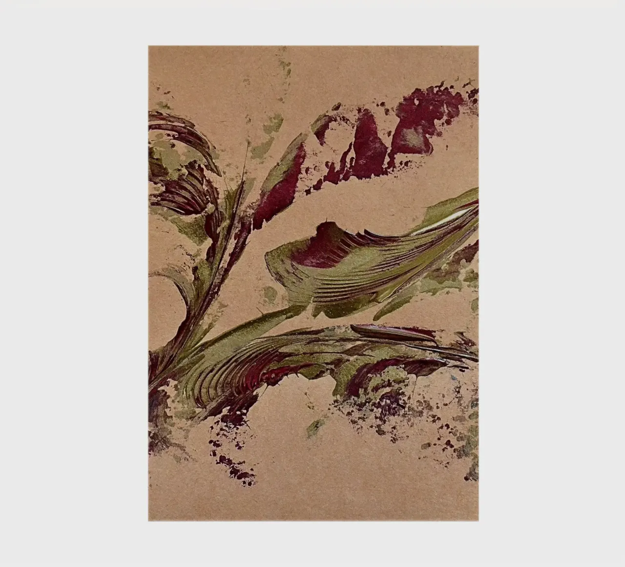 NATURAL STYLE 6 notebook by Thierry Vobmann Abstract painting