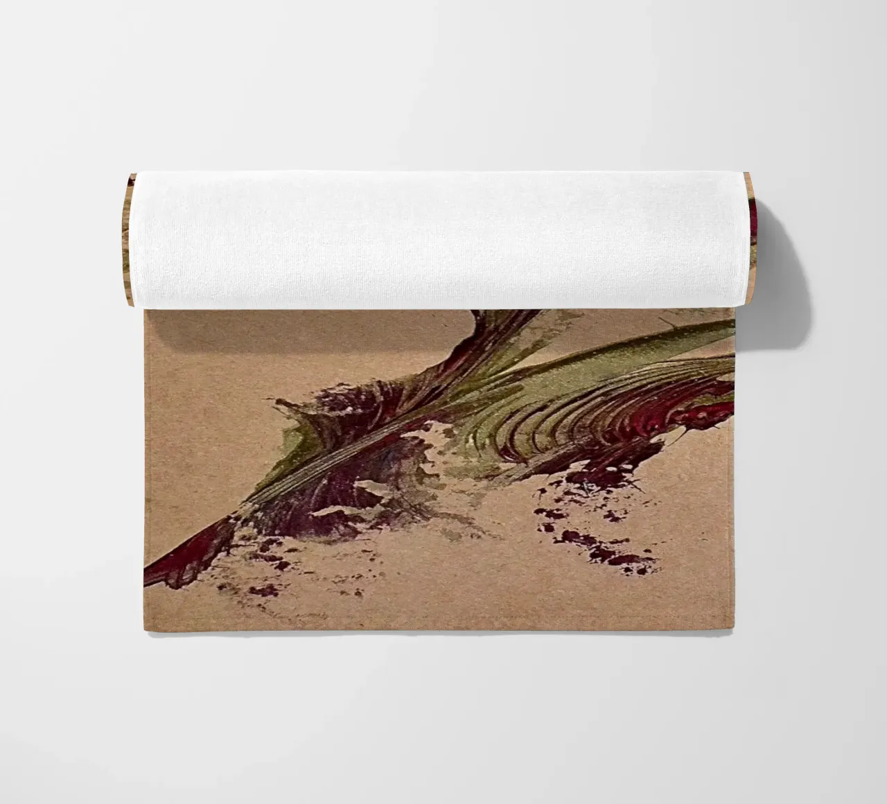 NATURAL STYLE 6 beach towel by Thierry Vobmann Abstract painting