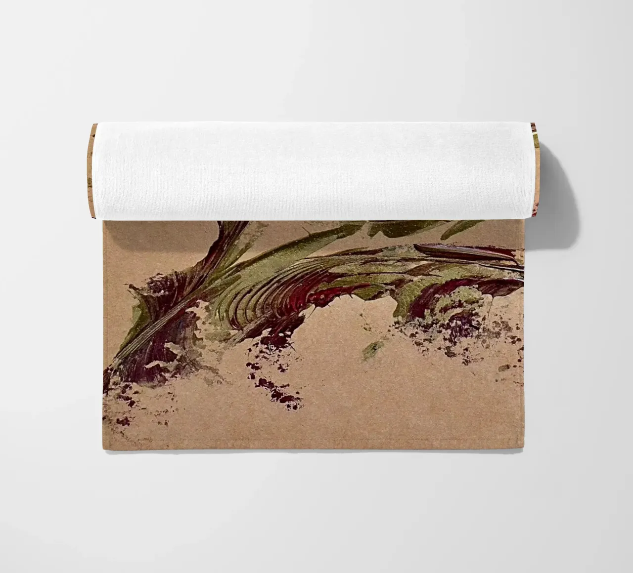 NATURAL STYLE 6 beach towel by Thierry Vobmann Abstract painting