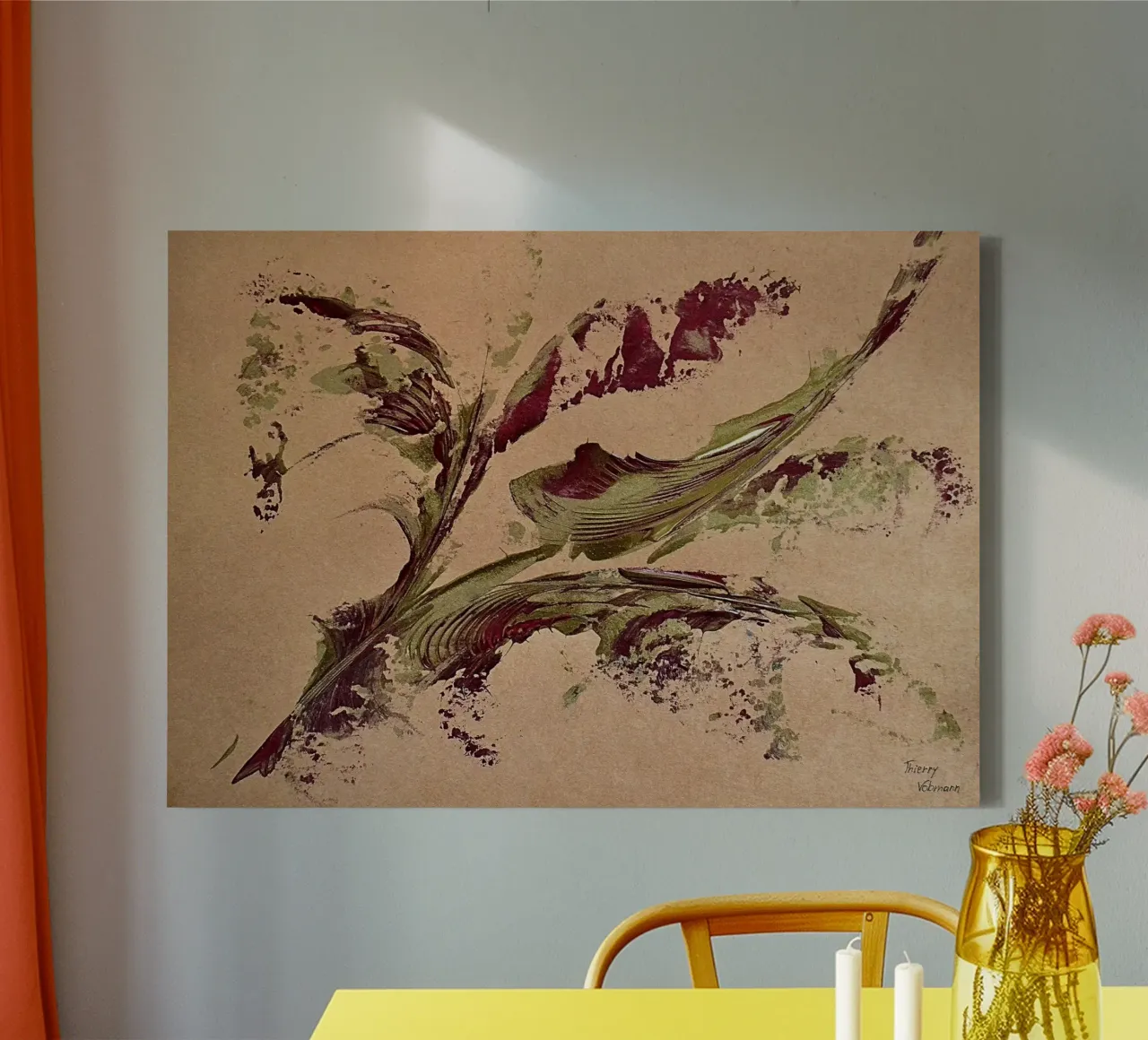 NATURAL STYLE 6 canvas by Thierry Vobmann Abstract painting