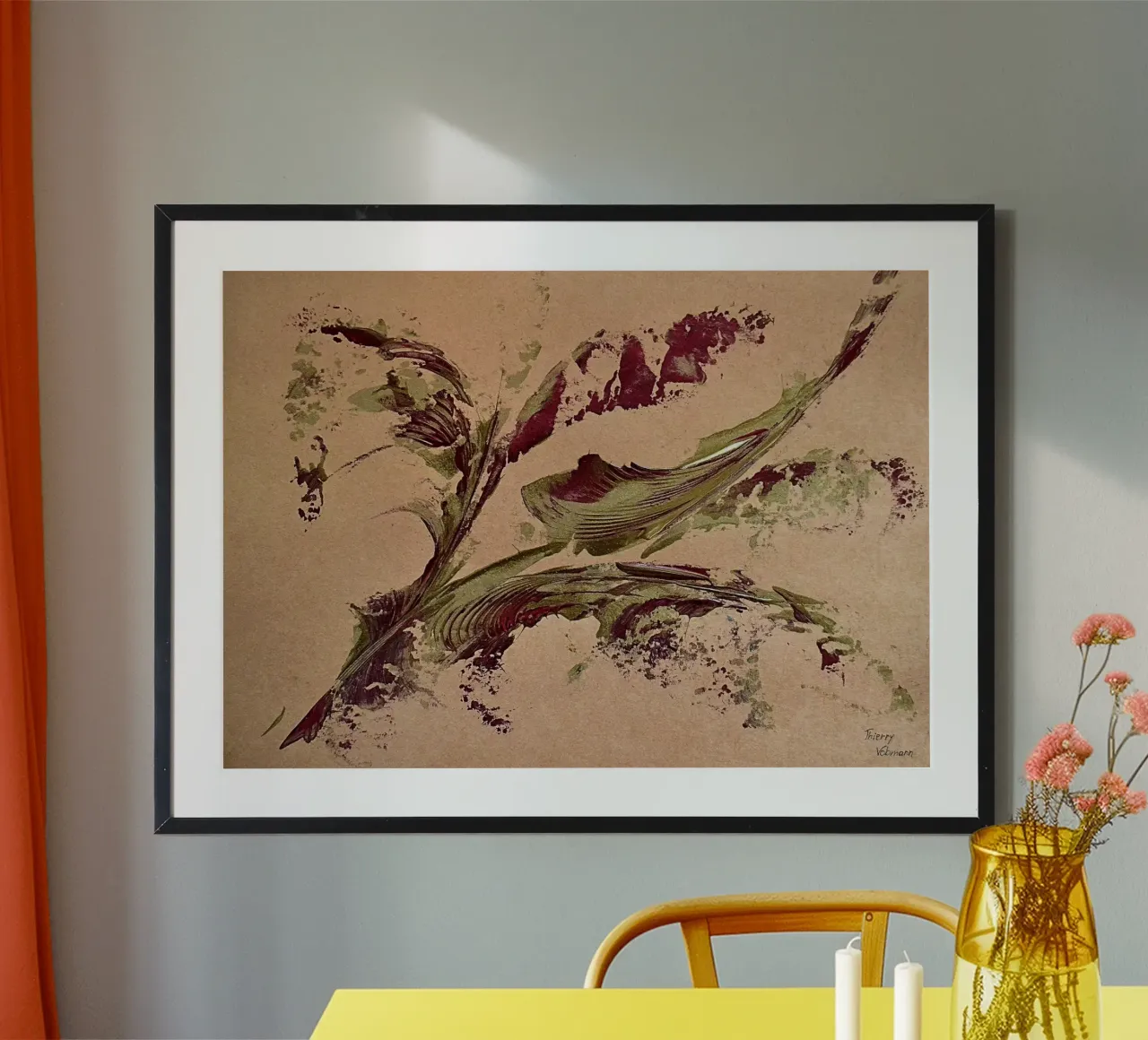 NATURAL STYLE 6 carta hahnemühle da Thierry Vobmann Abstract painting