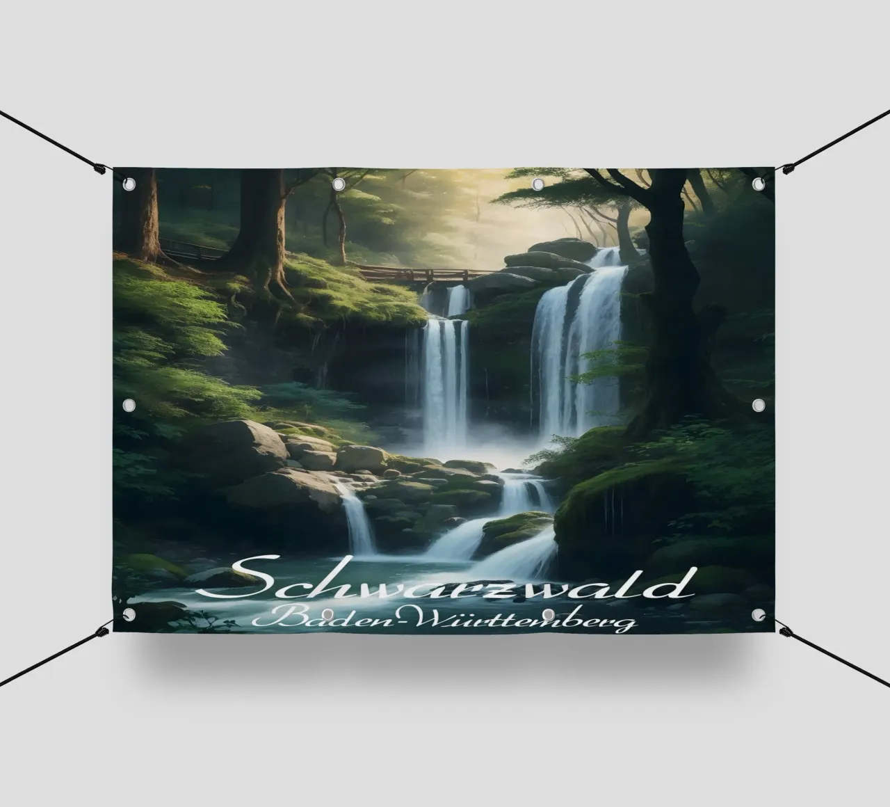 Foresta Nera telo in pvc da Charnwood Prints