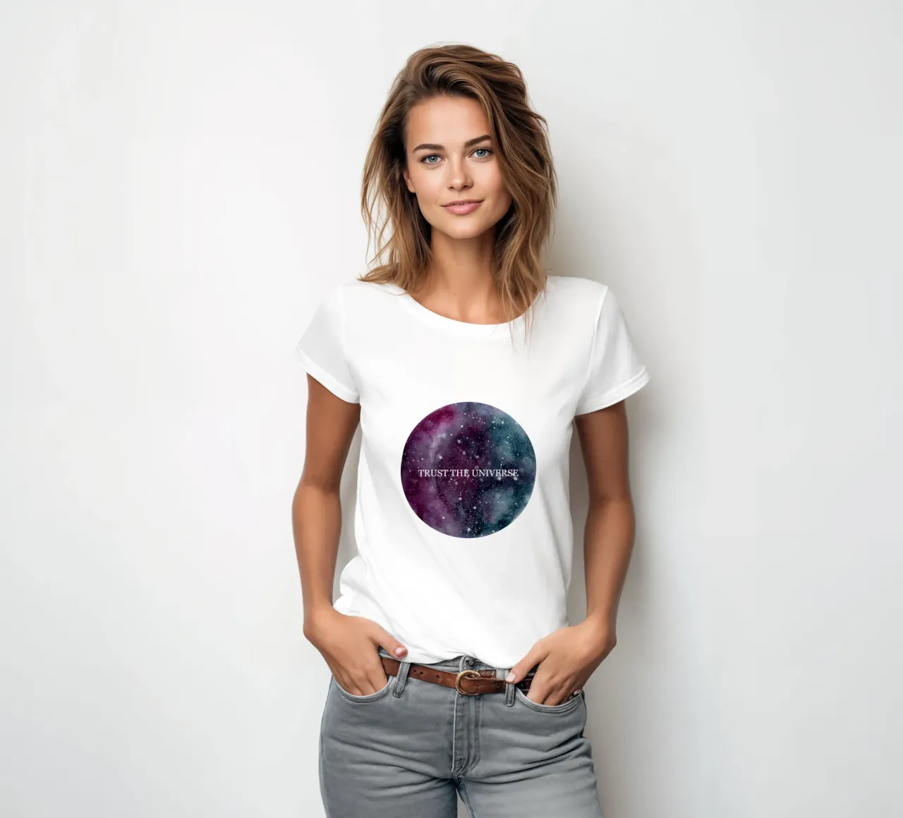 Trust the Universe t-shirt da donna da Magnific