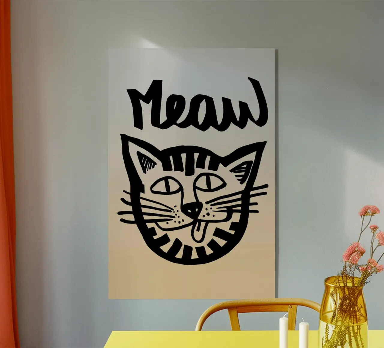 Meaw acrylic glass by Vasare Nar