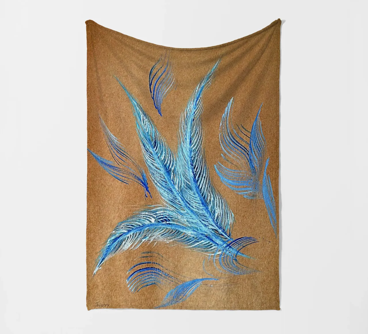 NATURAL STYLE 7 coperta in pile da Thierry Vobmann Abstract painting