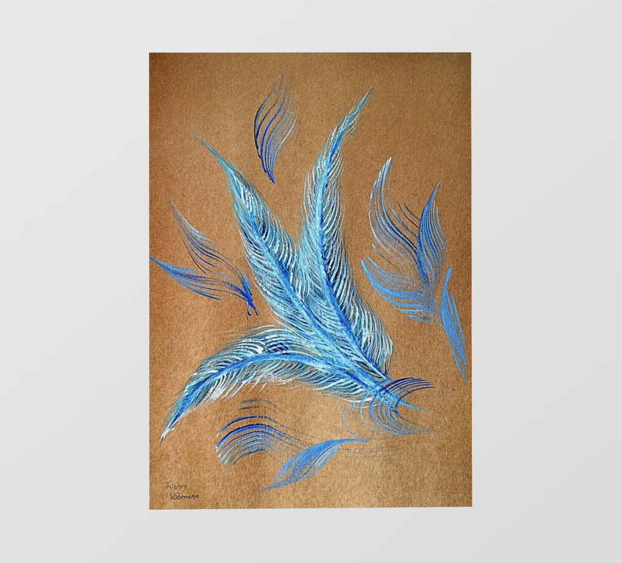 NATURAL STYLE 7 telo in pvc da Thierry Vobmann Abstract painting