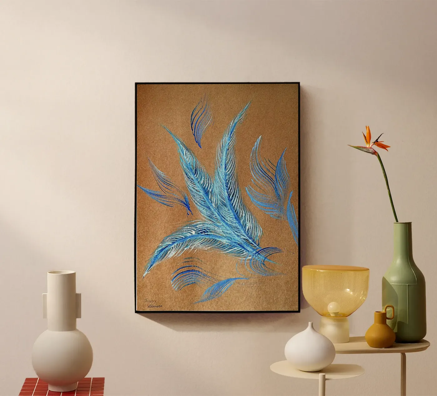 NATURAL STYLE 7 plexiglass da Thierry Vobmann Abstract painting