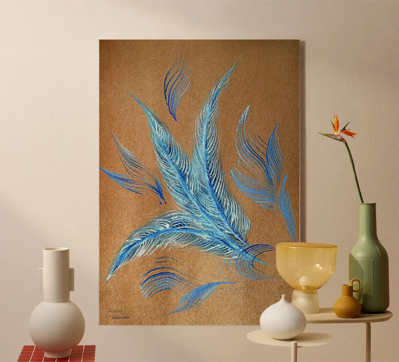 NATURAL STYLE 7 plexiglass da Thierry Vobmann Abstract painting