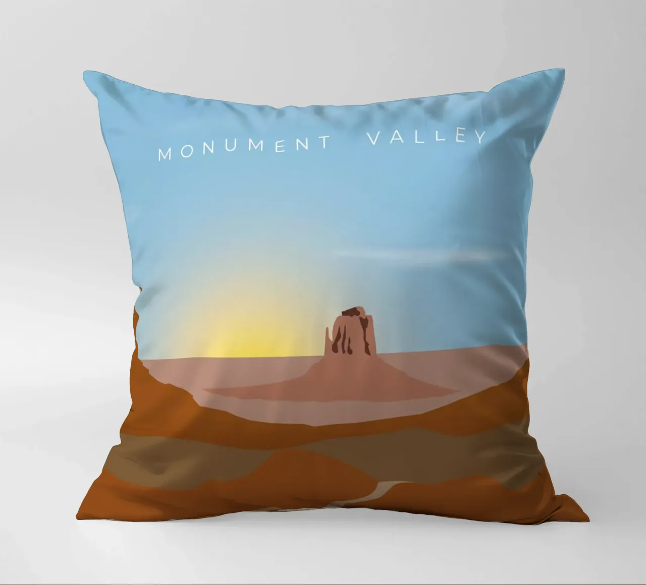 Monument Valley cuscino da minimalist designs