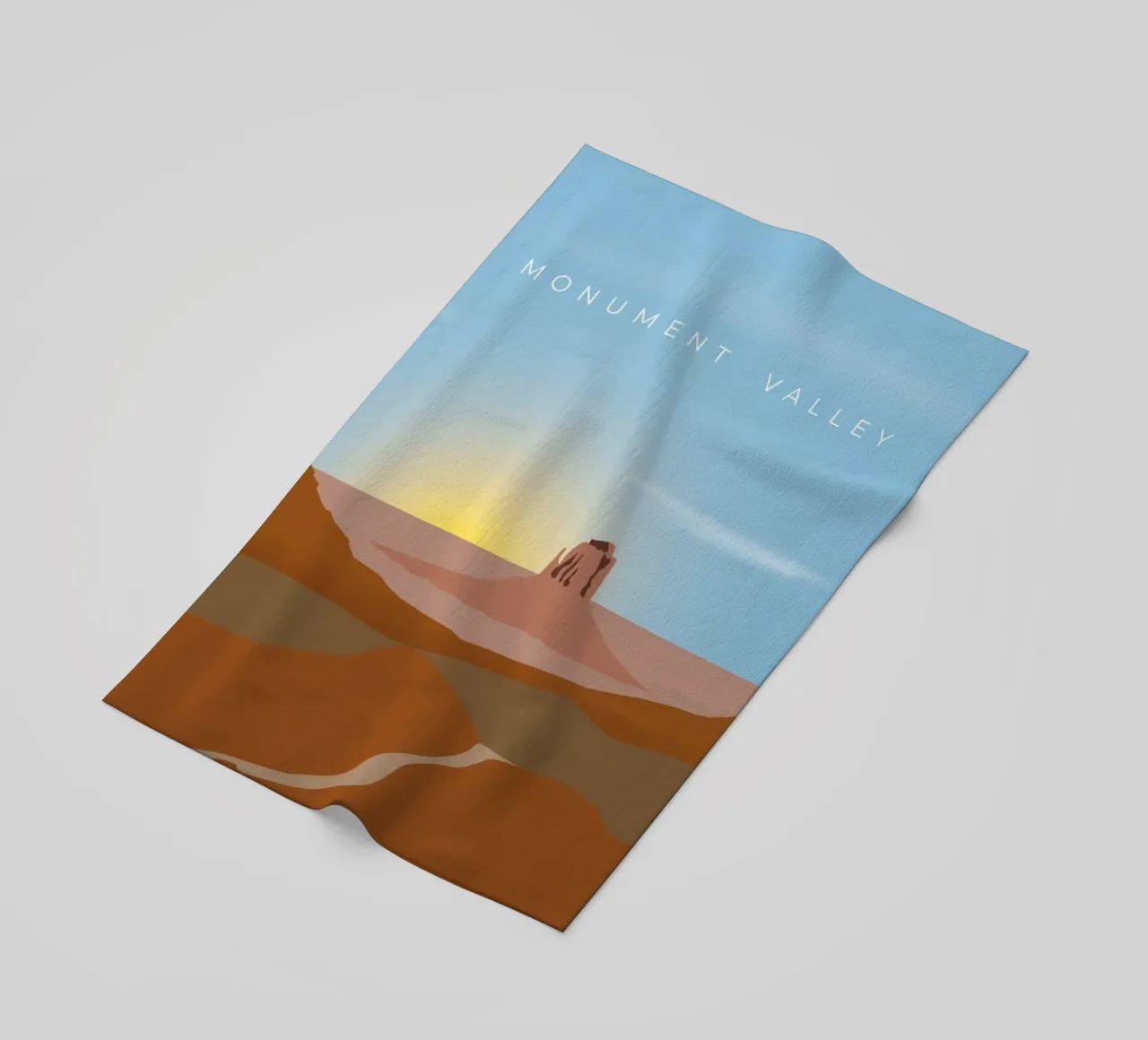 Monument Valley telo mare da minimalist designs