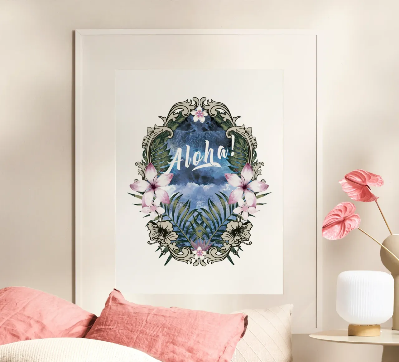 Aloha! Hawaiian Art poster da Magnific
