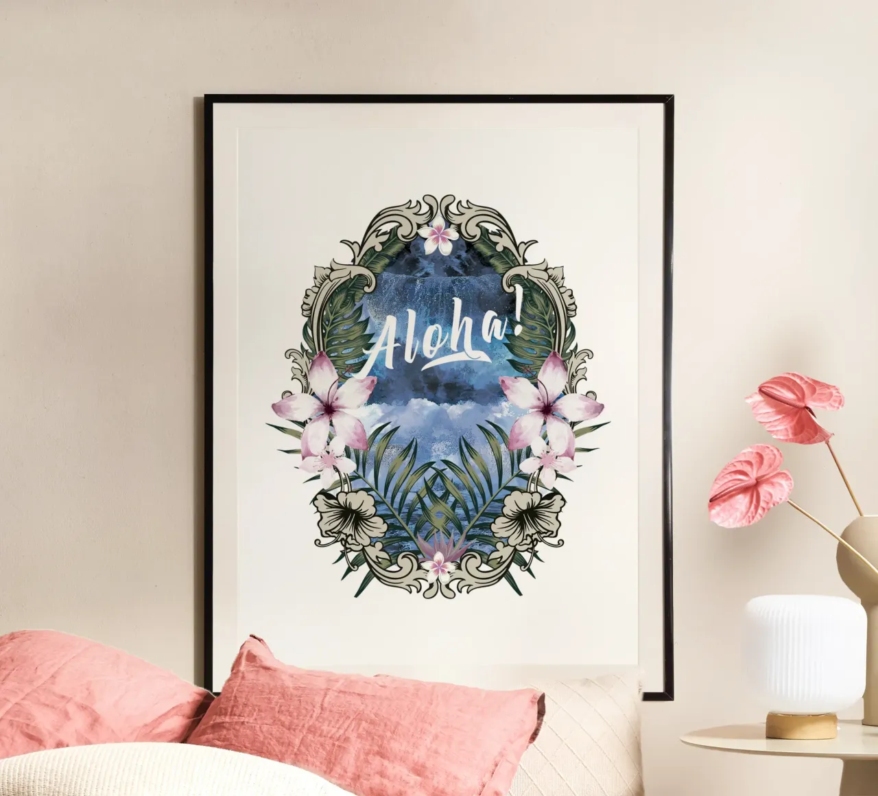 Aloha! Hawaiian Art poster da Magnific
