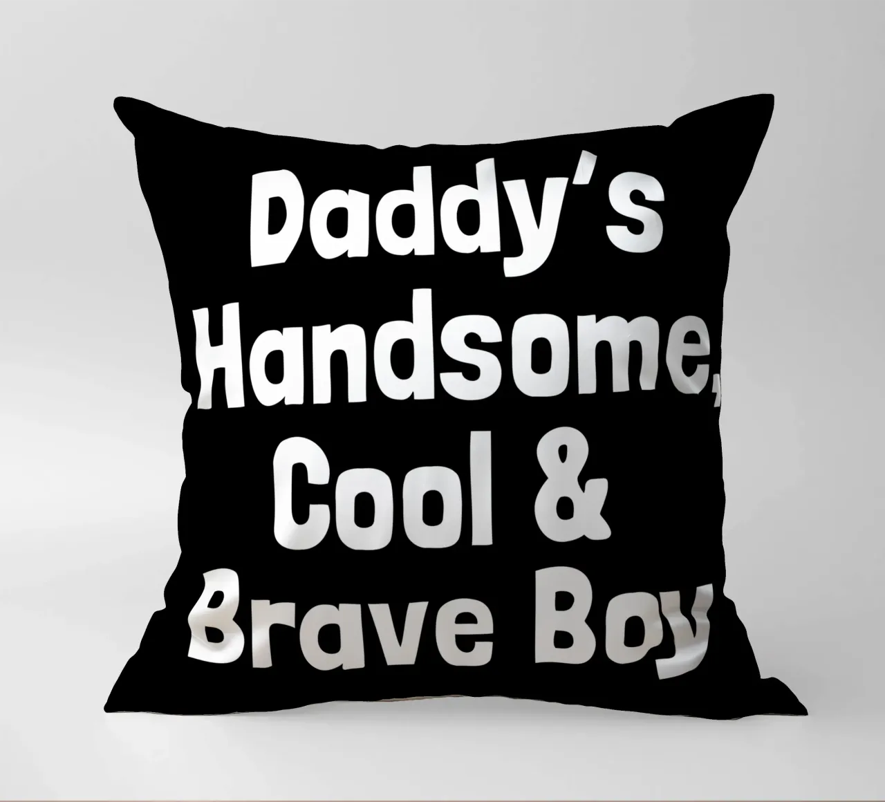Daddy's handsome, cool and brave boy cuscino da happieeagle