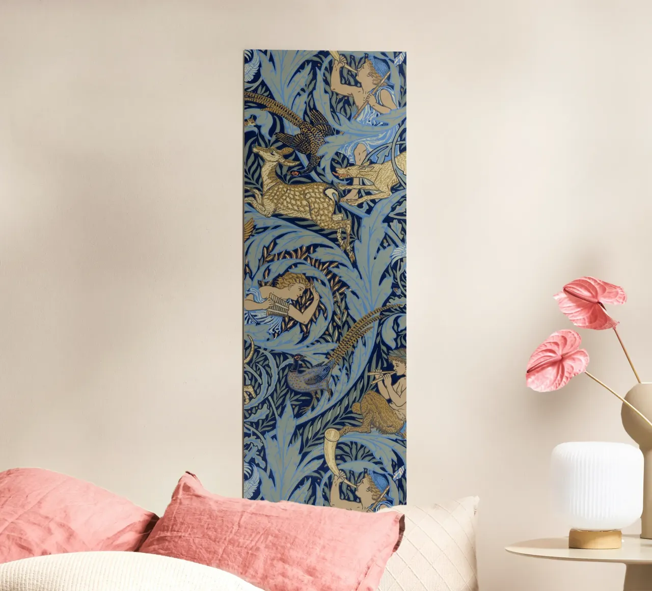 Walter Crane - Woodnotes poster con telaio in alluminio da ARTOTHEK