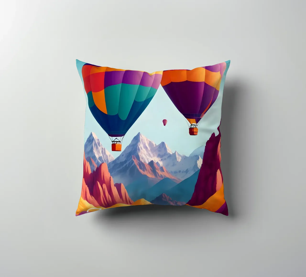 Mongolfiere in Cappadocia cuscino da Charnwood Prints